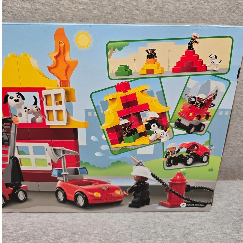 LEGO Duplo My First Fire Station 6138 Building Set 60pc Age 2-5 New Factory